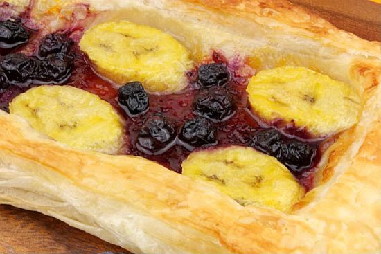 Sugar & Everything Nice: Rough Puff Pastry and a Banana Blueberry Tart
